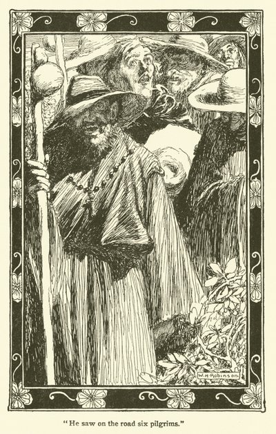 Illusztráció: Don Quijote (litho) alkotó: William Heath Robinson