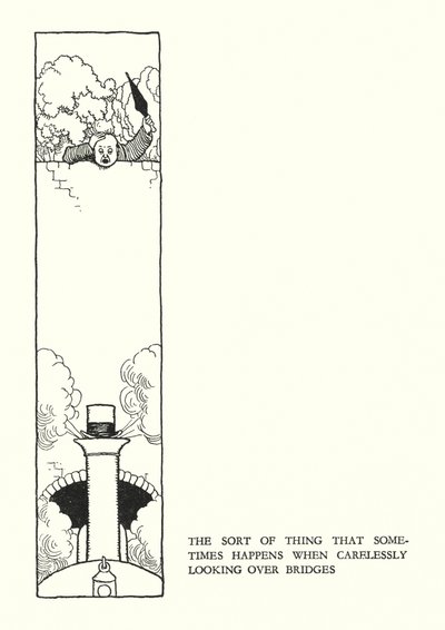 Illusztráció: Railway Ribaldry, W Heath Robinson (litho) alkotó: William Heath Robinson