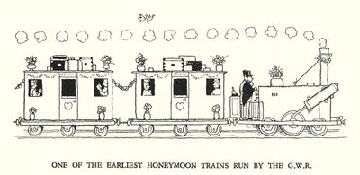 Illusztráció: Railway Ribaldry, W Heath Robinson (litho) alkotó: William Heath Robinson