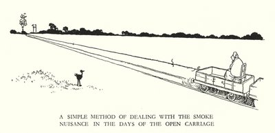 Illusztráció: Railway Ribaldry, W Heath Robinson (litho) alkotó: William Heath Robinson