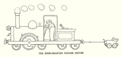 Illusztráció: Railway Ribaldry, W Heath Robinson (litho) alkotó: William Heath Robinson