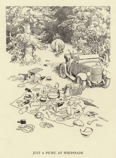 Csak egy piknik Whipsnade-ben alkotó: William Heath Robinson