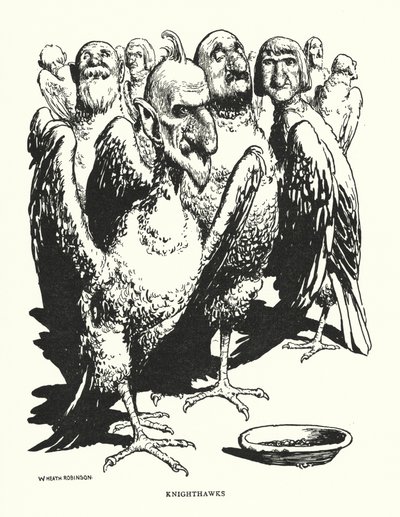 Knighthawks (litho) alkotó: William Heath Robinson
