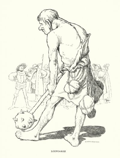 Loupgarou (kő) alkotó: William Heath Robinson