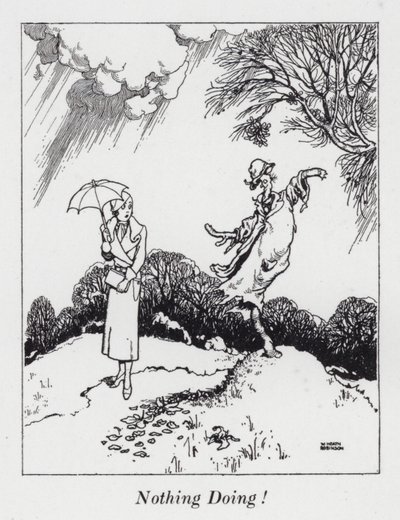 Semmittevés! (litho) alkotó: William Heath Robinson