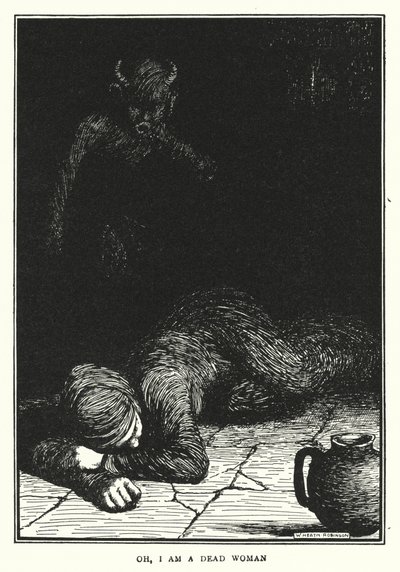 Ó, én egy halott nő vagyok (litho) alkotó: William Heath Robinson