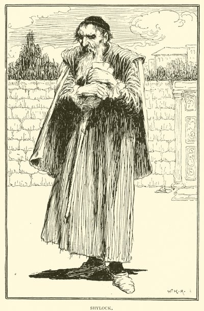 Shylock alkotó: William Heath Robinson
