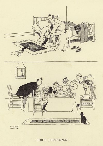 Elrontott karácsonyok alkotó: William Heath Robinson