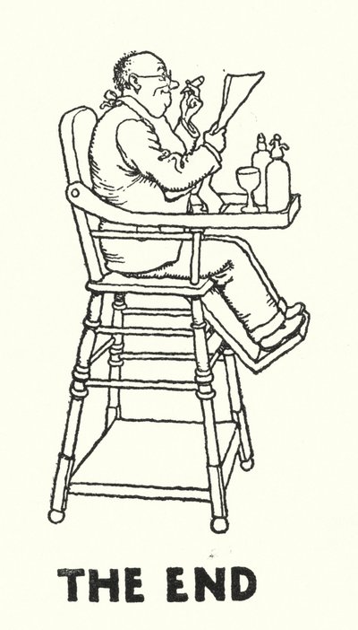 A vég (litho) alkotó: William Heath Robinson