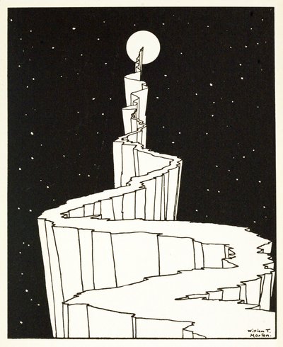 The Path to the Moon, A Book of Images, pub. 1898 (metszet) alkotó: William Heath Robinson