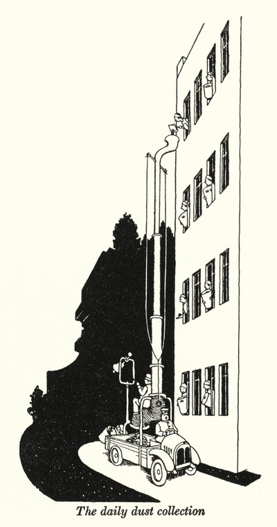 A napi porgyűjtés (litho) alkotó: William Heath Robinson