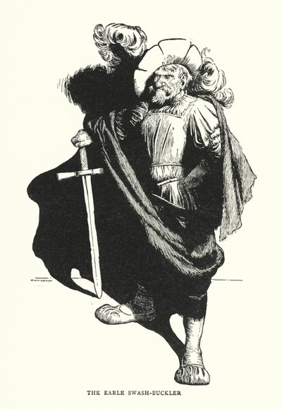 A füles swash-buckler (litho) alkotó: William Heath Robinson