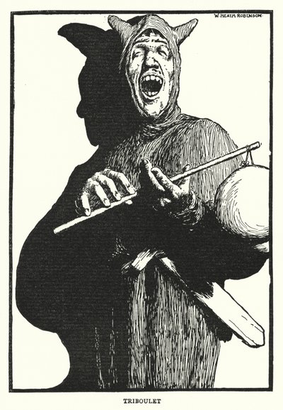 Triboulet (litho) alkotó: William Heath Robinson