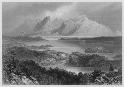 Garromin, Connemara (metszet) alkotó: William Henry (after) Bartlett
