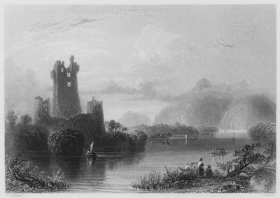 Ross kastély, Killarney (metszet) alkotó: William Henry (after) Bartlett