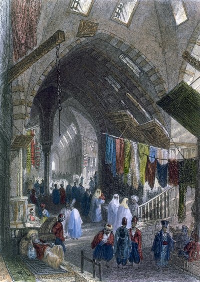 Jelenet a Tchartchiban, 1850 körül alkotó: William Henry Bartlett