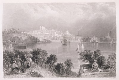 A View of Baltimore, „The History of the United States”, 20. évf. II, Charles Mackay, metszett S. Fisher alkotó: William Henry Bartlett