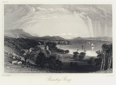 Bantry Bay (metszet) alkotó: William Henry Bartlett