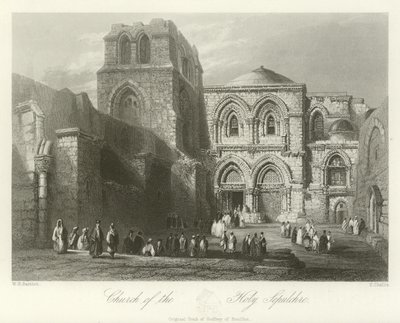 Szent Sír-templom, Jeruzsálem alkotó: William Henry Bartlett