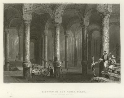 Philoxenos ciszterna, Konstantinápoly alkotó: William Henry Bartlett