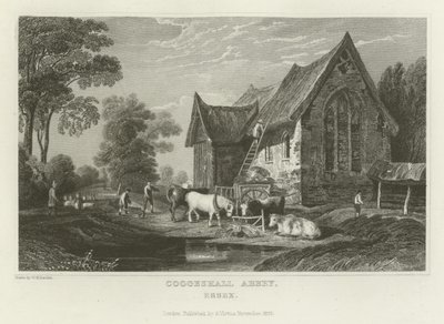 Coggeshall apátság, Essex alkotó: William Henry Bartlett