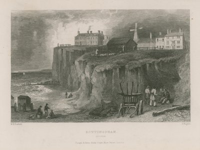 Rottingdean általános képe alkotó: William Henry Bartlett