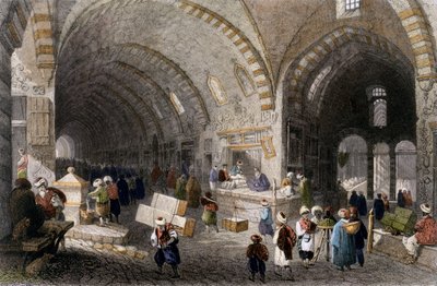 Nagy sugárút a Tchartchi, 1850 (színezett aquatinta) alkotó: William Henry Bartlett