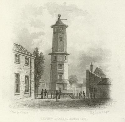 Light House, Harwich alkotó: William Henry Bartlett