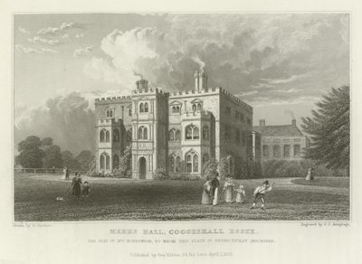 Marks Hall, Coggeshall, Essex, Mrs. Honeywood székhelye alkotó: William Henry Bartlett