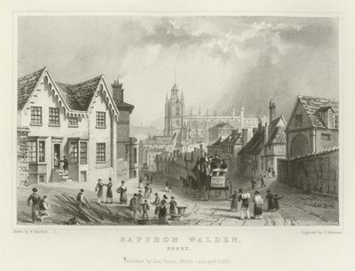 Saffron Walden, Essex alkotó: William Henry Bartlett