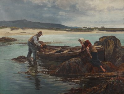 Dulse Gatherers, 1904 alkotó: William Henry Bartlett