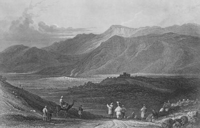 Zgarti falu, a Libanon-hegy alkotó: William Henry Bartlett
