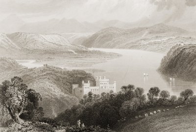 A Blackwater völgye Youghal (Cork megye) és Lismore (Waterford megye) között, Írország, George Virtue „Scenery and Antiquities of Ireland” című művéből, 1860-as évek alkotó: William Henry Bartlett