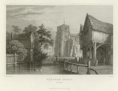 Waltham Abbey, Essex alkotó: William Henry Bartlett