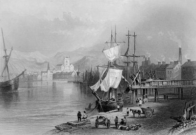Workington, 1840-50 körül alkotó: William Henry Bartlett