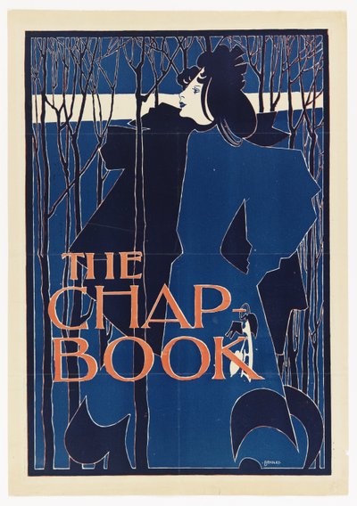 The Blue Lady, a The Chapter-Book plakátja alkotó: William Henry Bradley