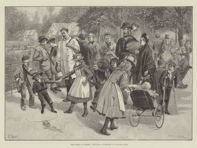 The Lungs of London, szombat délután a Victoria Parkban alkotó: William Henry Charles Groome
