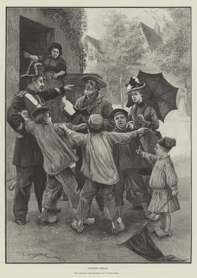Turisták külföldön alkotó: William Henry Charles Groome