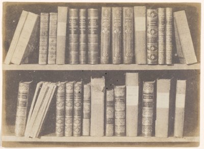Jelenet a könyvtárban, VIII. tábla a Természet ceruzájáról alkotó: William Henry Fox Talbot