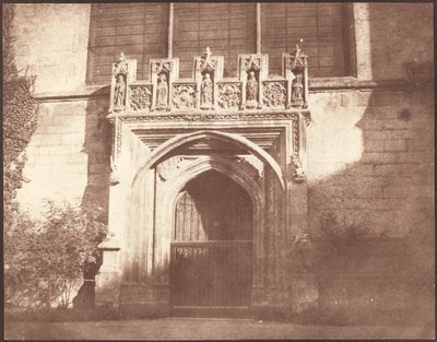 Egy ősi ajtó az oxfordi Magdalen College-ban alkotó: William Henry Fox Talbot