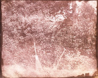 Seprű és ásó, 1842 alkotó: William Henry Fox Talbot