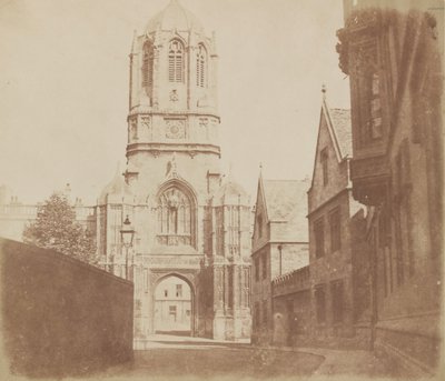 Christchurch kapuja, 1844 szeptembere előtt. alkotó: William Henry Fox Talbot