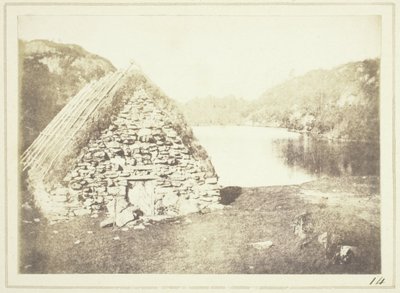 Highland Hut a Loch Katrine partján alkotó: William Henry Fox Talbot