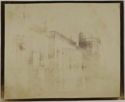 Lacock apátság, déli front a Sharington torony felé alkotó: William Henry Fox Talbot