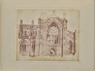 Melrose apátság alkotó: William Henry Fox Talbot