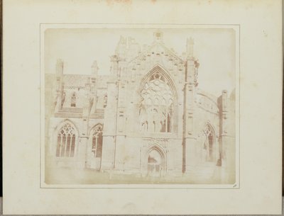 Melrose apátság alkotó: William Henry Fox Talbot