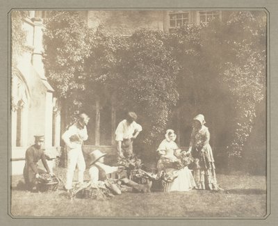 A gyümölcsárusok alkotó: William Henry Fox Talbot