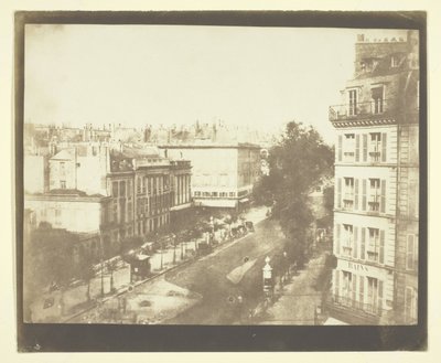A párizsi Boulevards látképe alkotó: William Henry Fox Talbot