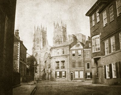 West Front, York Minster, Lendall Street, 1845 alkotó: William Henry Fox Talbot