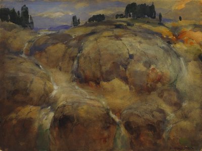 Egy gleccser elhagyatott ágya alkotó: William Henry Holmes